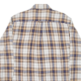 MCGREGOR Mens Shirt Blue Check Long Sleeve M