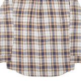 MCGREGOR Mens Shirt Blue Check Long Sleeve M