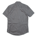 GUESS Slim Fit Mens Plain Shirt Grey XS