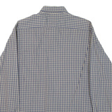 HUGO BOSS Mens Shirt Blue Check Long Sleeve L