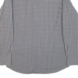 HUGO BOSS Mens Shirt Blue Check Long Sleeve L