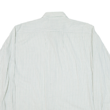 MELCO Mens Shirt Green Striped Long Sleeve XL