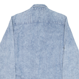 CALVIN KLEIN JEANS Mens Shirt Blue Long Sleeve S