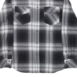 DIESEL Mens Shirt Grey Check Long Sleeve S