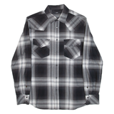 DIESEL Mens Shirt Grey Check Long Sleeve S
