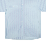Mens Shirt Blue Striped XL