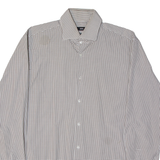 HUGO BOSS Mens Shirt Brown Camouflage Long Sleeve L