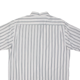 HIM Mens Shirt White Striped L
