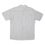 HIM Mens Shirt White Striped L