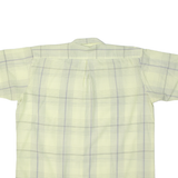 HAPPY LIFE Mens Shirt Yellow 90s Check L