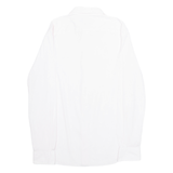 POLO RALPH LAUREN Classic Fit Womens Shirt White Pinstripe Long Sleeve UK 6