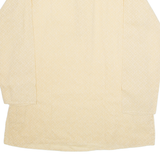 GALAXY Mens Shirt Orange Diamond Long Sleeve M