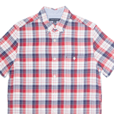 TOMMY HILFIGER Slim Fit Mens Shirt Red Plaid S