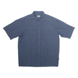 TEDDYS Mens Plain Shirt Blue L