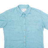 COLUMBIA Mens Shirt Blue Check S