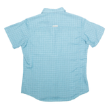 COLUMBIA Mens Shirt Blue Check S