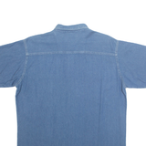 GARRY JEANS Mens Denim Shirt Blue M