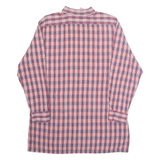 N40 Mens Shirt Maroon Striped Long Sleeve XL