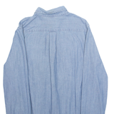 LEVI'S Mens Denim Shirt Blue Long Sleeve XS