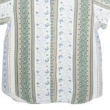 TEDDYS Mens Shirt White Crazy Pattern M