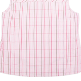 JACK WOLFSKIN Womens Shirt Pink Plaid Sleeveless XL