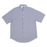 TOMMY HILFIGER Mens Shirt Blue Gingham M
