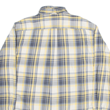 TOMMY HILFIGER Mens Shirt Yellow Check Long Sleeve M