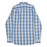 NAUTICA Mens Shirt Blue 90s Check Long Sleeve S