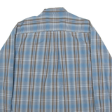 NAUTICA Mens Shirt Blue Check Long Sleeve L