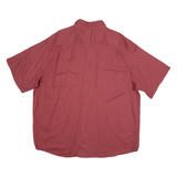WRANGLER Mens Plain Shirt Red 90s 2XL