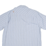 TOMMY HILFIGER 80's Ply Mens Shirt Blue Check XL