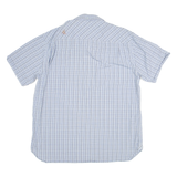 TOMMY HILFIGER 80's Ply Mens Shirt Blue Check XL