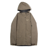 JACK WOLFSKIN Womens Coat Grey Hooded UK 10