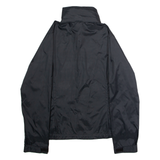 COLUMBIA Crater Lake Womens Rain Jacket Black Nylon Hooded L