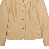 BECO Womens Blazer Jacket Brown Wool 90s S