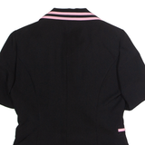 PM Womens Blazer Jacket Black Colourblock UK 10