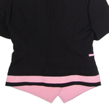PM Womens Blazer Jacket Black Colourblock UK 10