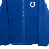 NFL Indianapolis Colts Mens Fleece Jacket Blue USA M