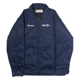 ARAMARK Auto-Chlor System 'Sherman' Mens Workwear Jacket Blue Twill M