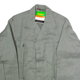 KUSO Swiss Mens Workwear Jacket Grey Twill M