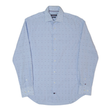 TOMMY HILFIGER Mens Shirt Blue Long Sleeve S