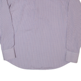 HUGO BOSS Mens Shirt Blue Check Long Sleeve L