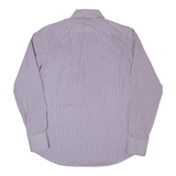 HUGO BOSS Mens Shirt Blue Check Long Sleeve L