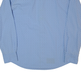 PME LEGEND Mens Shirt Blue Spotted Long Sleeve L