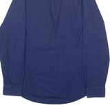TOMMY HILFIGER New York Fit Mens Shirt Blue Spotted Long Sleeve M