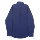 TOMMY HILFIGER New York Fit Mens Shirt Blue Spotted Long Sleeve M