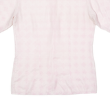 Baroque Print Mens Shirt Pink 90s Crazy Pattern L