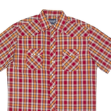 WRANGLER Western Mens Shirt Red Check XL