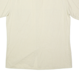 Mens Plain Shirt Beige L