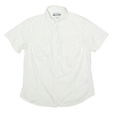COLUMBIA Womens Plain Shirt White S